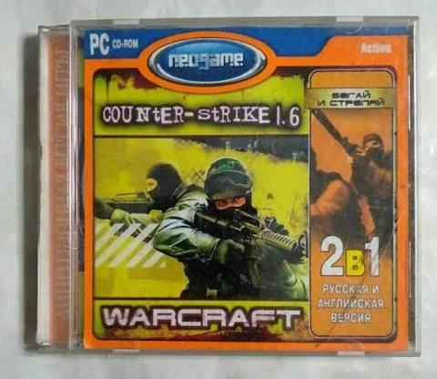 Диск компьютерной игры Counter-Strike 1.6