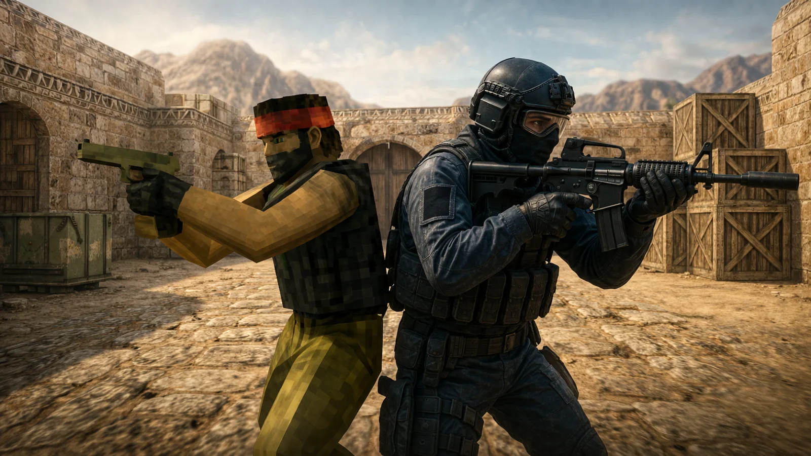Компьютерная игра Counter-Strike 1.6