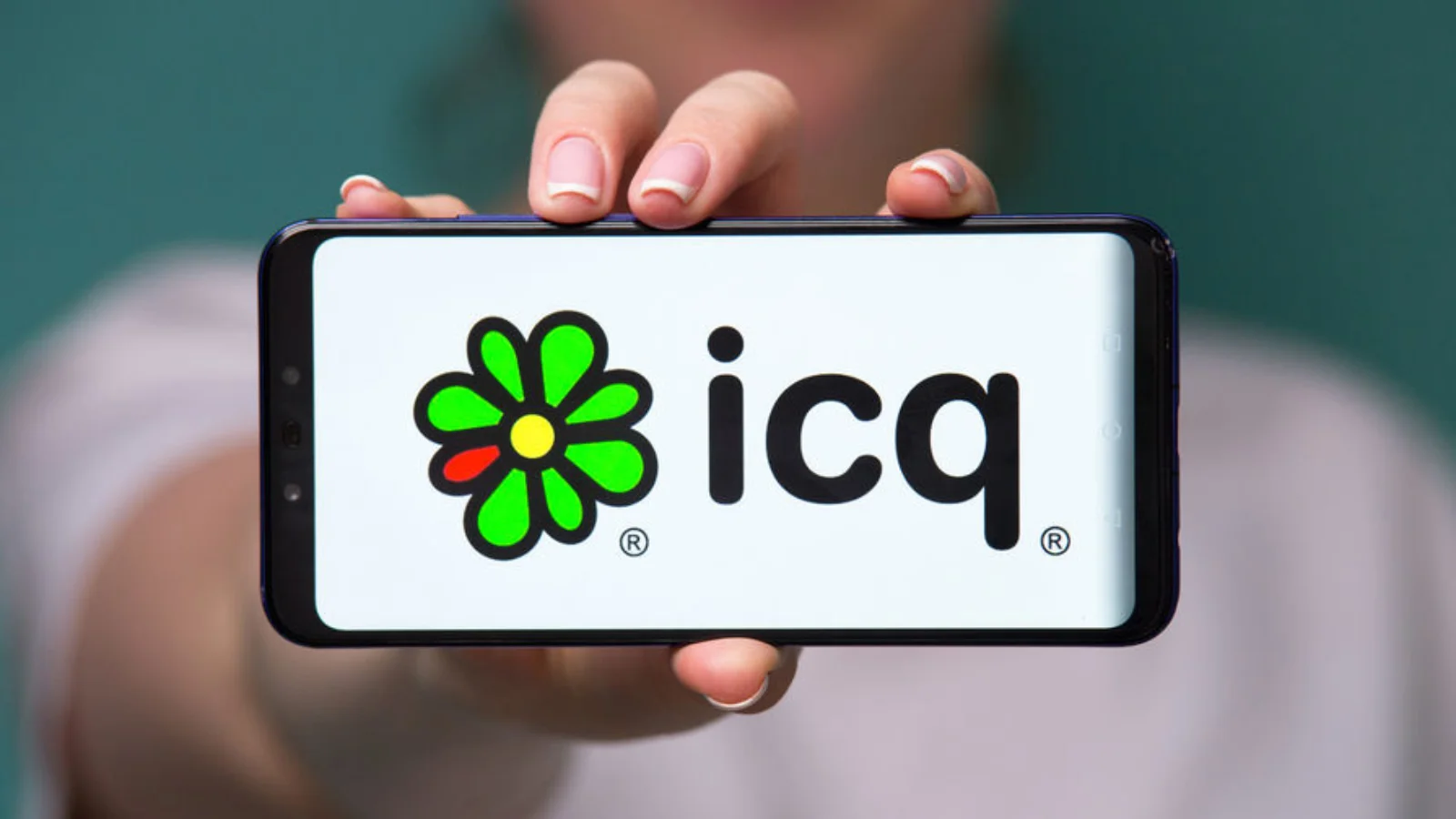 Логотип мессенджера ICQ