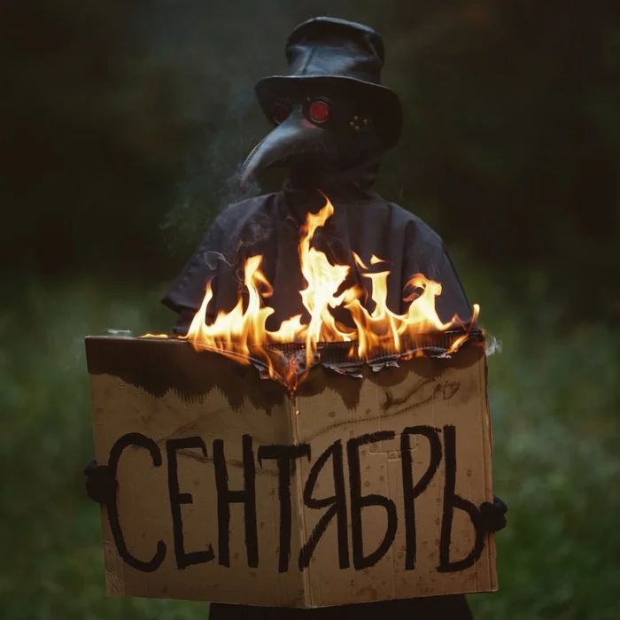 Мем "Сентябрь горит"