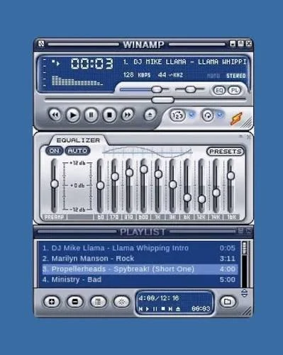 Музыкальный плеер (аудиопроигрыватель) Winamp