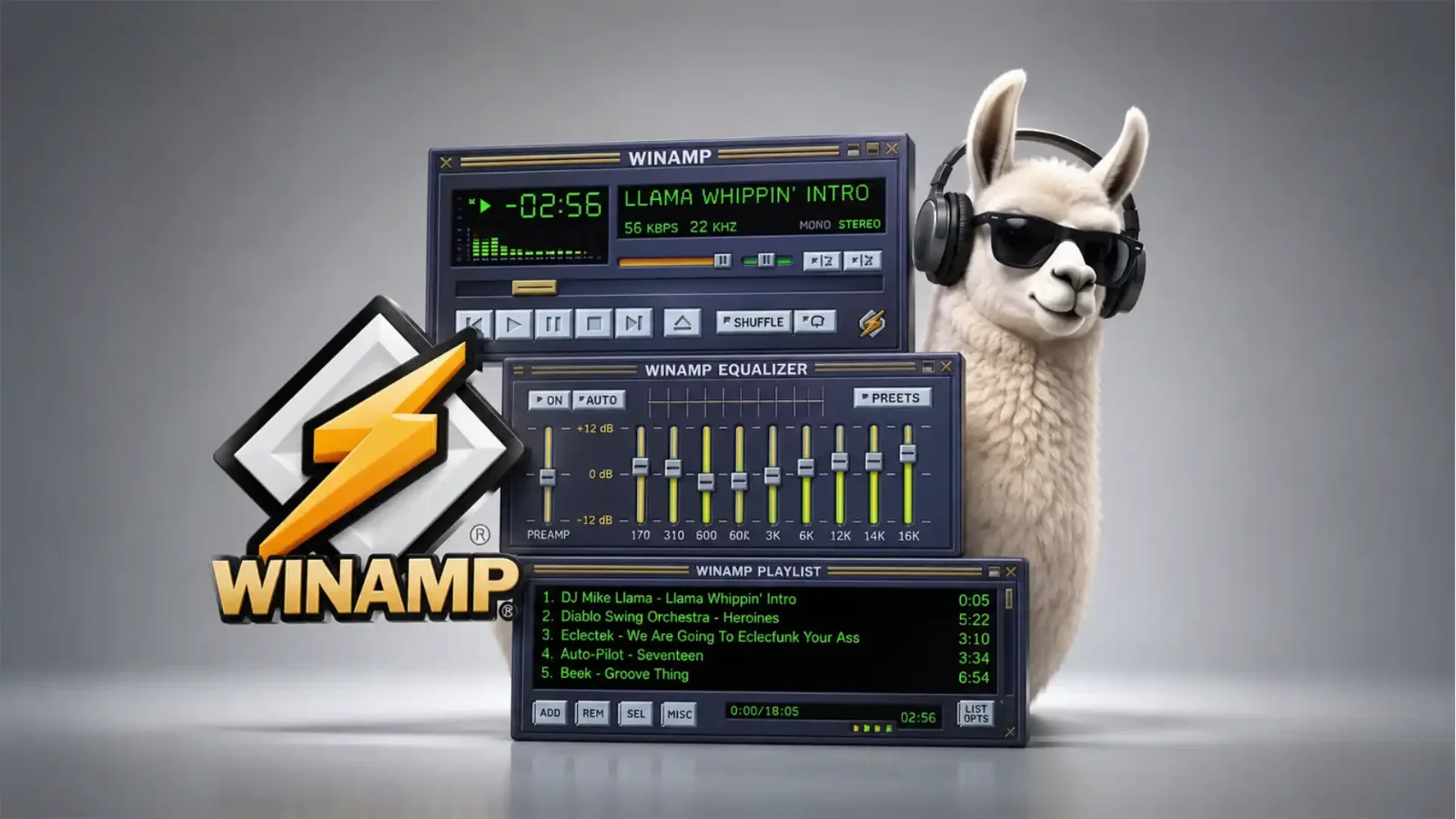 Музыкальный плеер (аудиопроигрыватель) Winamp