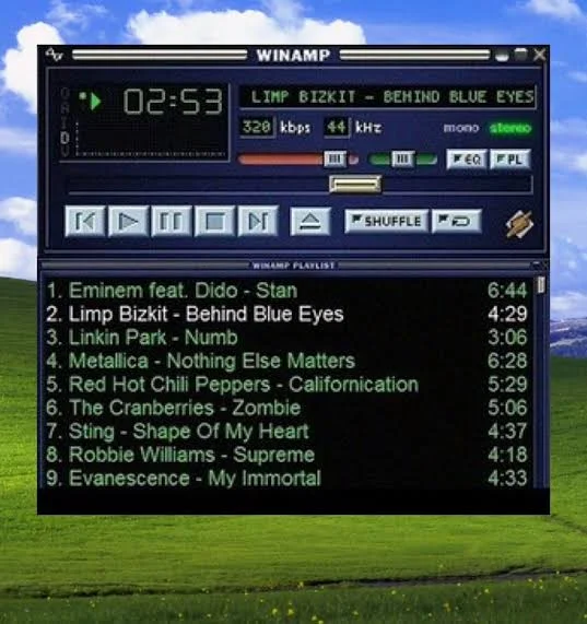 Музыкальный плеер (аудиопроигрыватель) Winamp