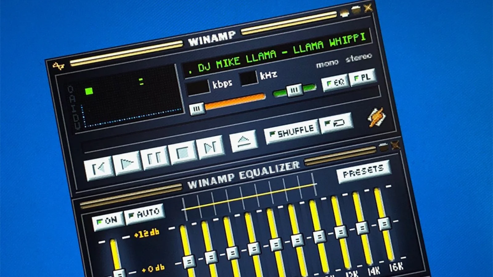 Музыкальный плеер (аудиопроигрыватель) Winamp
