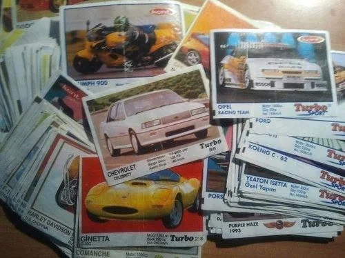 Вкладыши от жвачки Turbo
